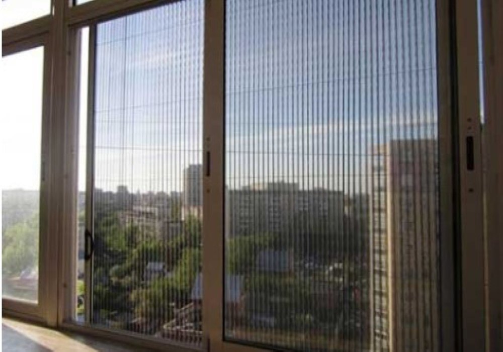 Pleated Mosquito Screen for Window – Horizontal